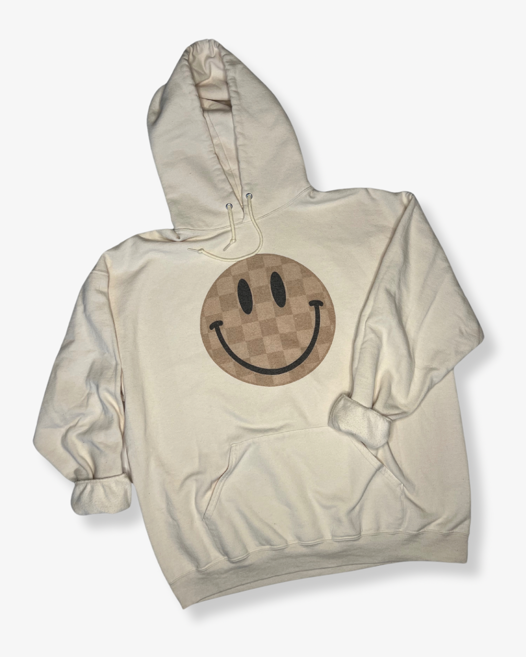 Neutral Happy Hoodie