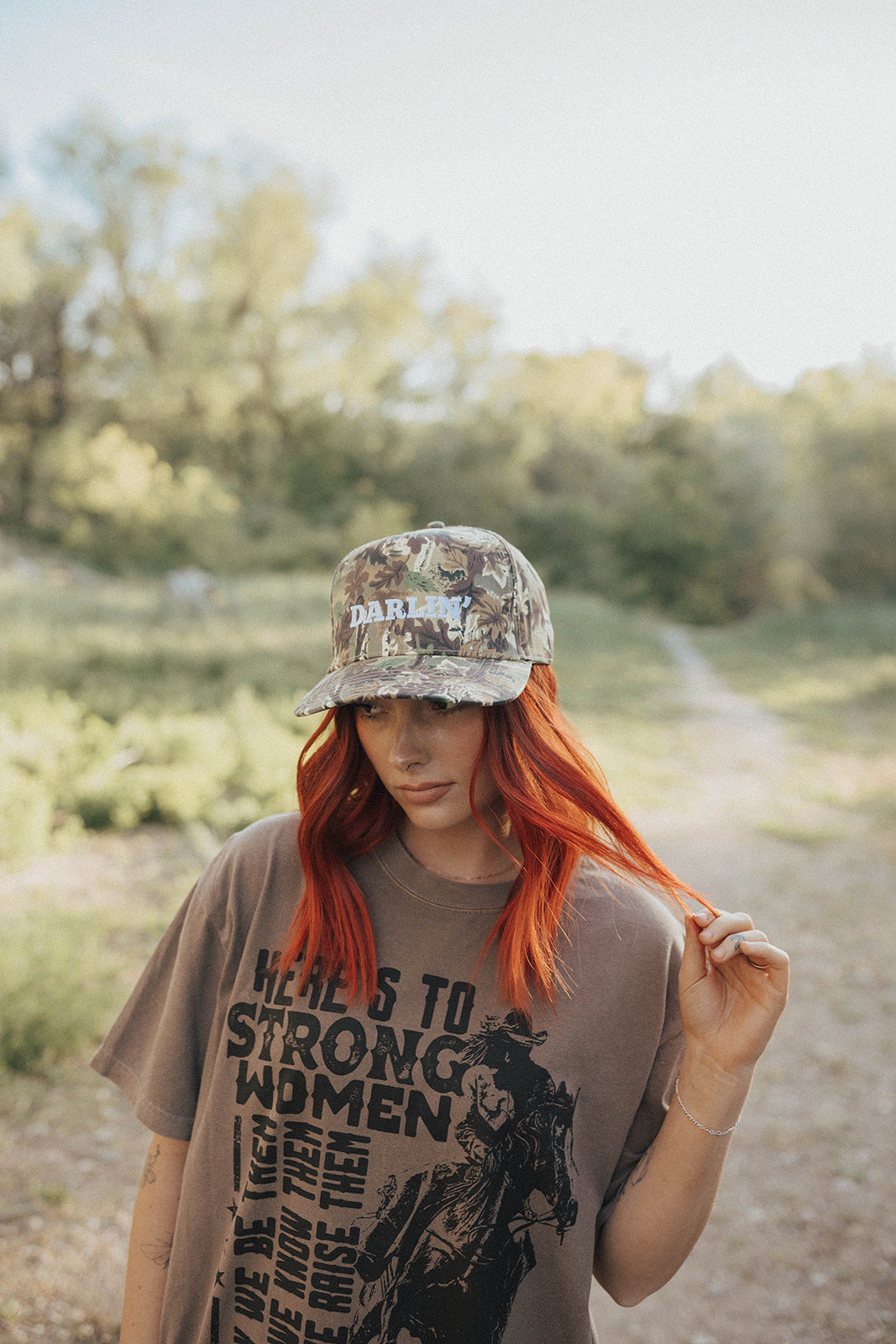 Camo Darlin' Trucker