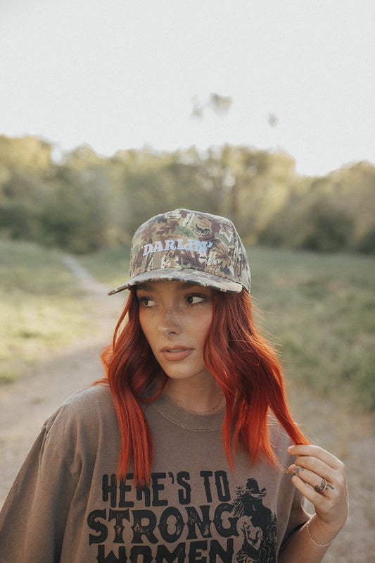 Camo Darlin' Trucker