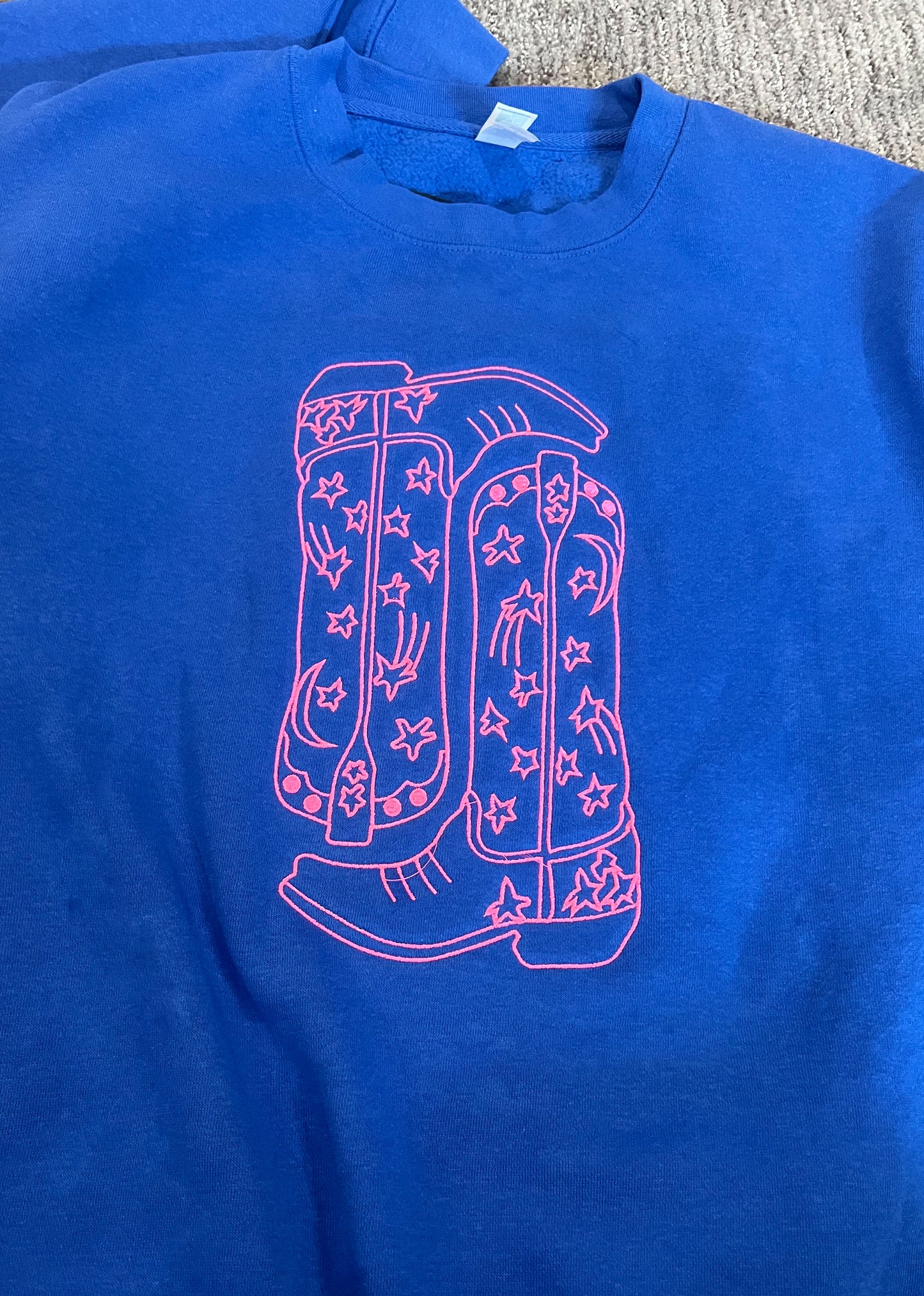 Long Live Cowgirls Embroidered Crewneck // multiple colors!