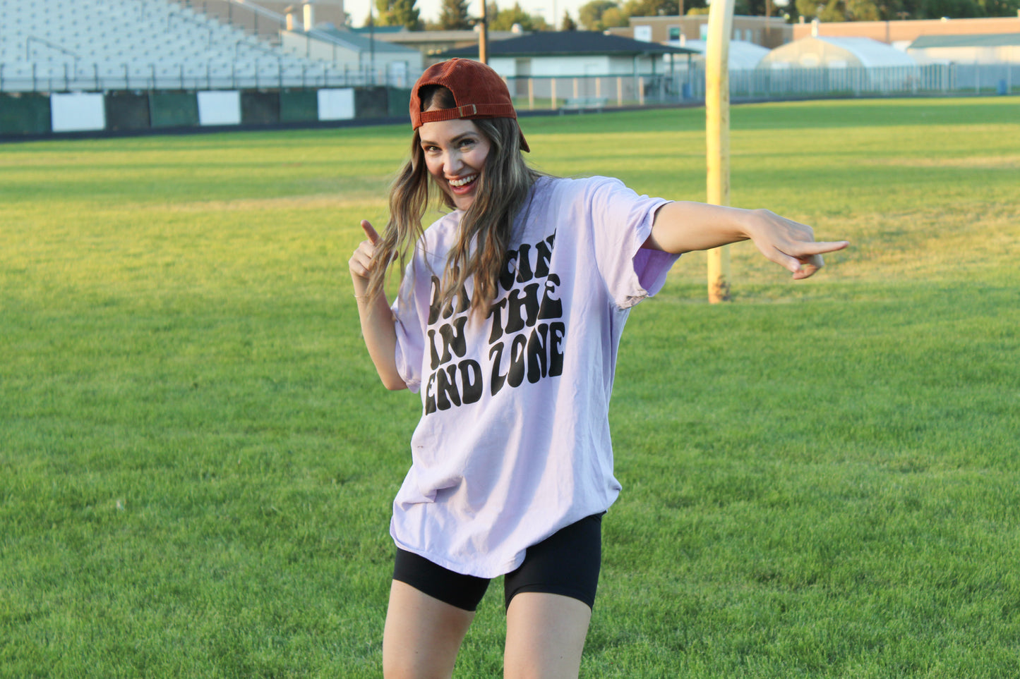 Dancing in the end zone T-shirt