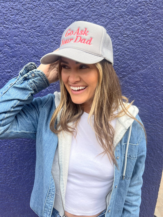 Go Ask Your Dad Trucker Hat // multiple colors