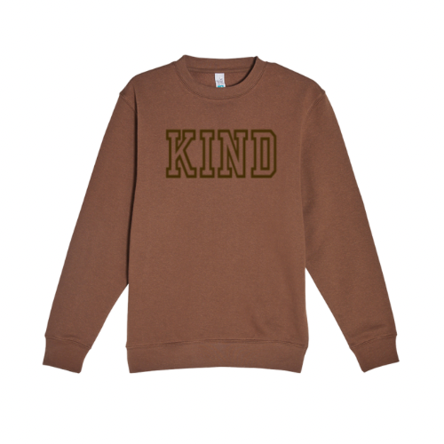 Kind Embroidered Crewneck