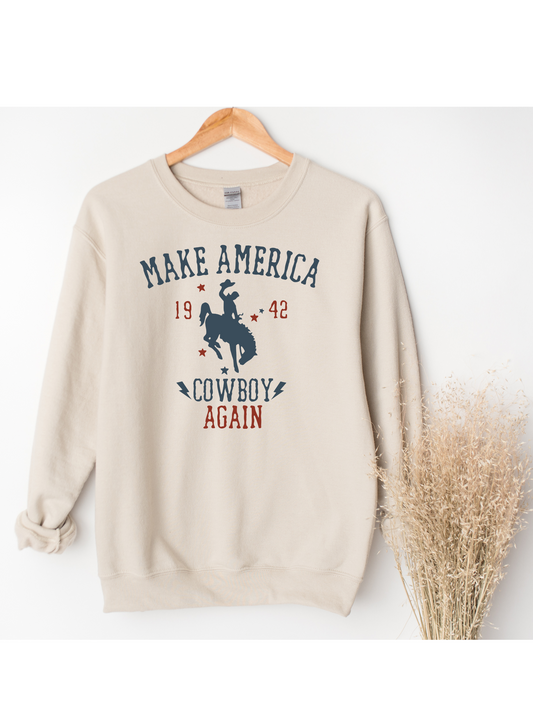 Make America Cowboy Again Crewneck