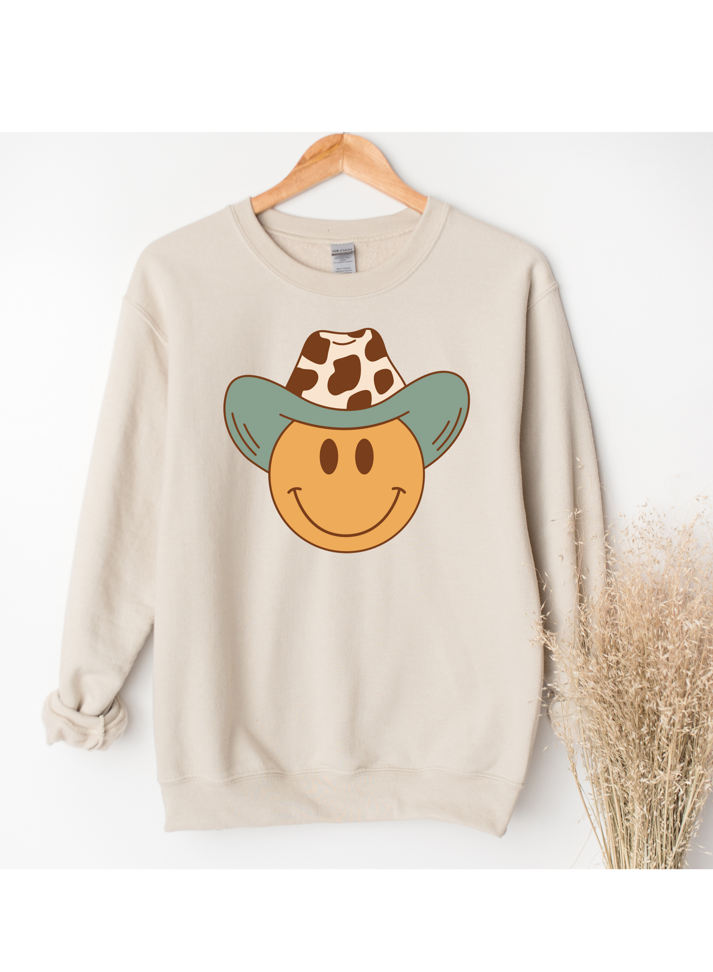 Happy Cowboy Crewneck