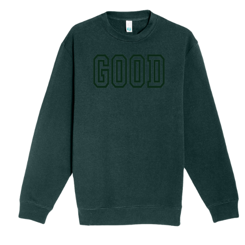 Good Embroidered Crewneck